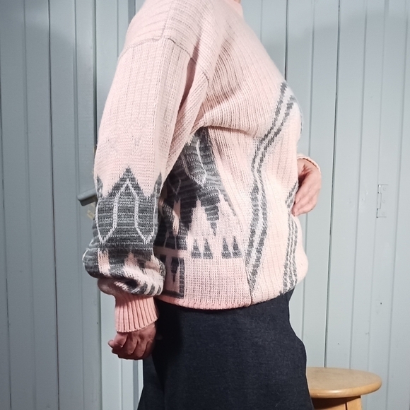 𝅺VINTAGE knit pastel sweater - Picture 3 of 7